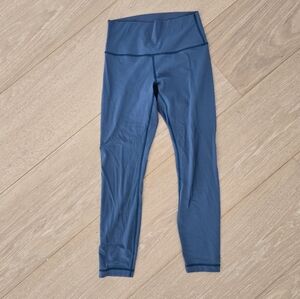 Lululemon Blue Leggings Size 6 | 25 Inseam
